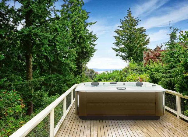 Spa J-375™ – Spa carré 5 places avec allonge et 50 jets PowerPro®