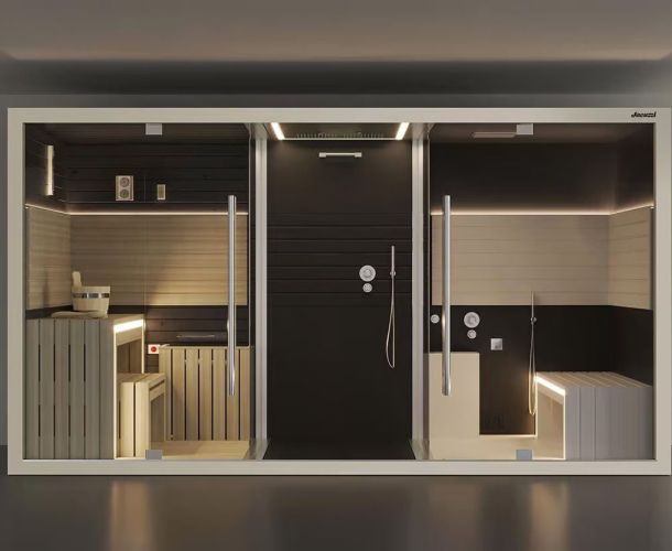 Sasha 4.0 – Douche, sauna et hammam réunis dans un seul module d’exception