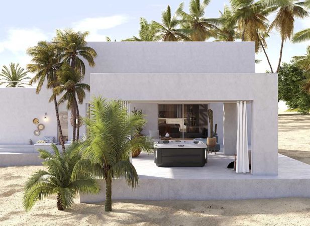 Spa J-335™ – Spa 4 places avec allonge, 40 jets PowerPro® et cascade relaxante