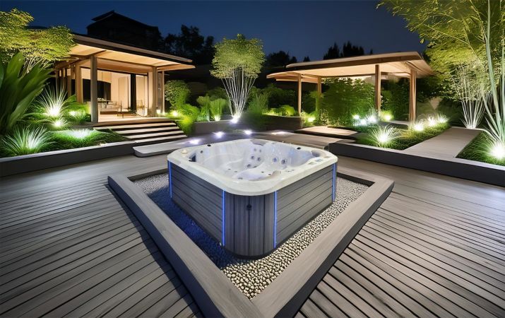 Spa S-550 – Spa 5 places avec 2 allonges de massage